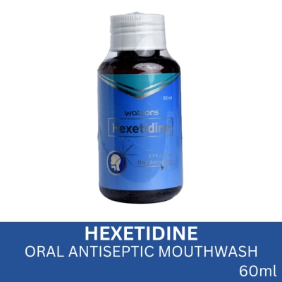 WATSONS Hexetidine Oral Antiseptic Mouthwash 60ml