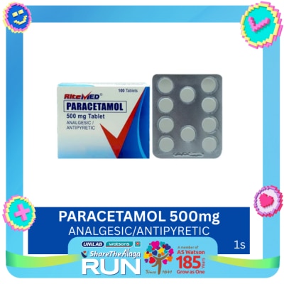 RITEMED RITEMED Paracetamol 500mg Sold Per Piece