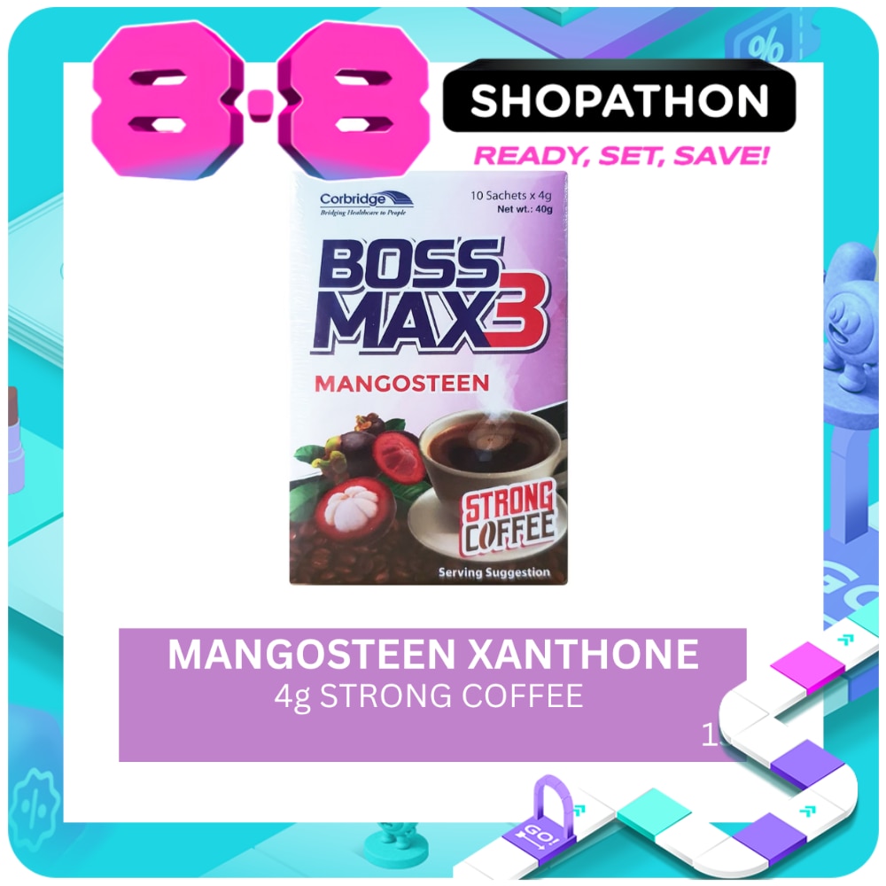 Boss Max 3 Mangosteen Xanthone Coffee Strong - 4g 1s image