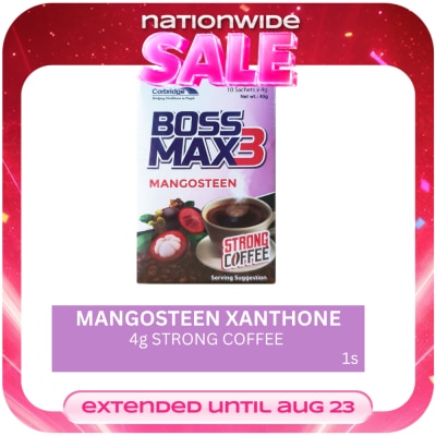 BOSSMAX3 - Boss Max 3 Mangosteen Xanthone Coffee Strong - 4g 1s image
