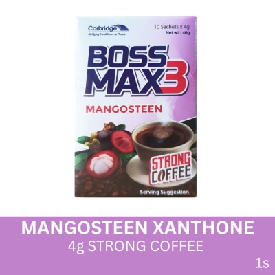 BOSSMAX3 Boss Max 3 Mangosteen Xanthone Coffee Strong - 4g 1s