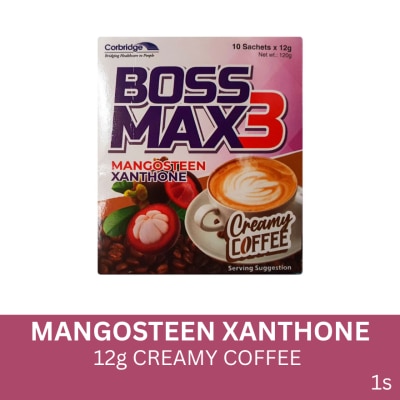 BOSSMAX3 Boss Max 3 Mangosteen Xanthone Coffee Creamy - 12g 1s