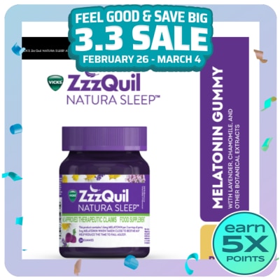 ZZZQUIL ZzzQuil Natura Sleep Melatonin 24 Gummies