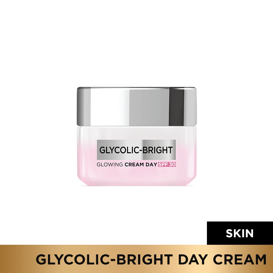 LOREAL Paris Glycolic Bright Glowing Day Cream Moisturizer for Face 50ml image