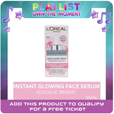 LOREAL - Glycolic Bright Instant Glowing Face Serum 15ml