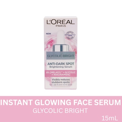 LOREAL Glycolic Bright Instant Glowing Face Serum 15ml
