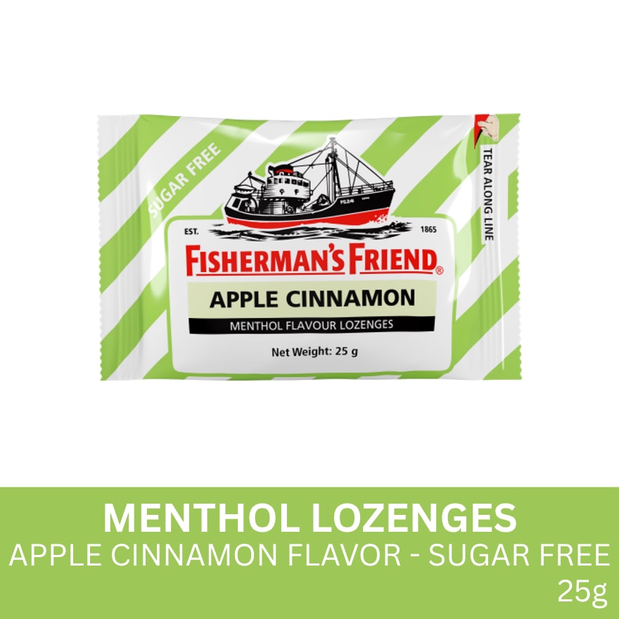 Apple Cinnamon Menthol Flavour Lozenges 25g