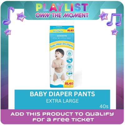 WATSONS - WATSONS Baby Diaper Pants Extra Large 40s