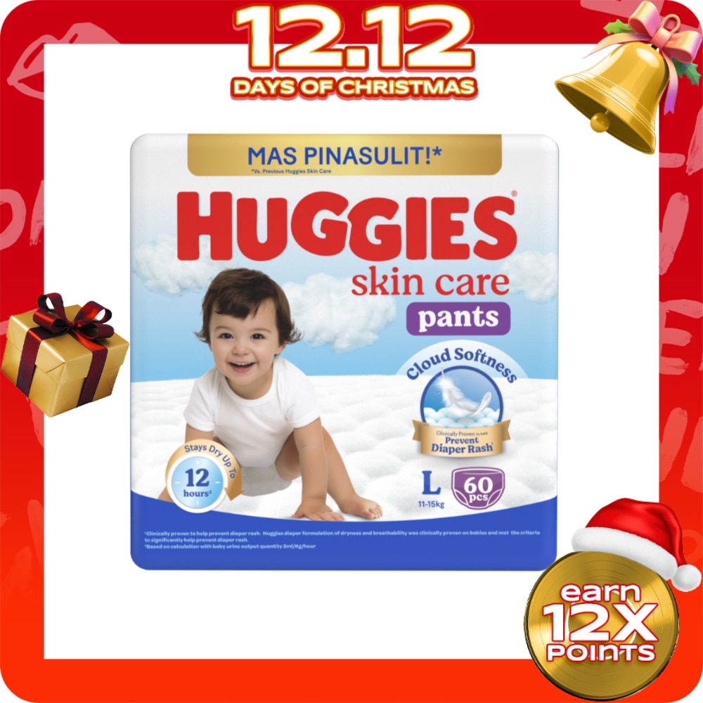 HUGGIES Skin Care Pants Large 60s