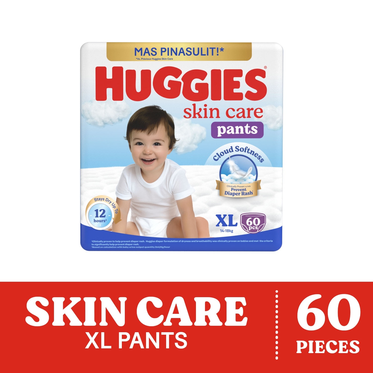 HUGGIES Skin Care Pants XL 60s