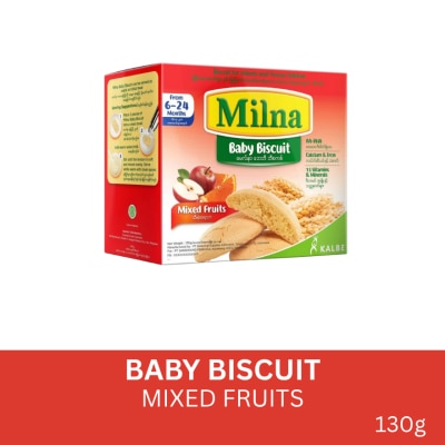 MILNA Baby Biscuit Mixed Fruit 130g