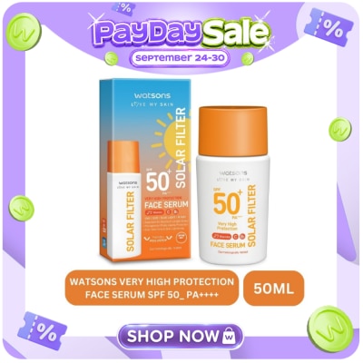 WATSONS WATSONS Very High Protection Sunscreen Face Serum SPF50+ 50ml image