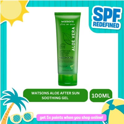 WATSONS - WATSONS Aloe Hydrating After Sun Soothing Body Gel 100ml