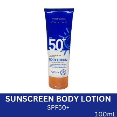 WATSONS - WATSONS Very High Protection Sunscreen Body Lotion SPF 50+ 100ml