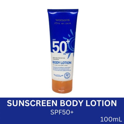 WATSONS WATSONS Very High Protection Sunscreen Body Lotion SPF 50+ 100ml
