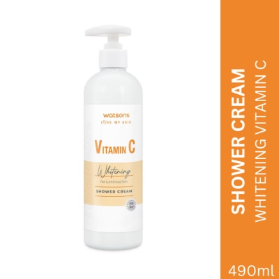 WATSONS - Love My Skin Vitamin C Whitening Shower Cream 490ml