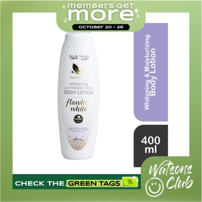 BODY TREATS Whitening and Moisturizing Body Lotion Flawless White 400ml image