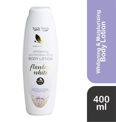BODY TREATS Whitening and Moisturizing Body Lotion Flawless White 400ml
