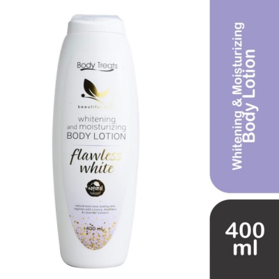 BODY TREATS - Whitening and Moisturizing Body Lotion Flawless White 400ml