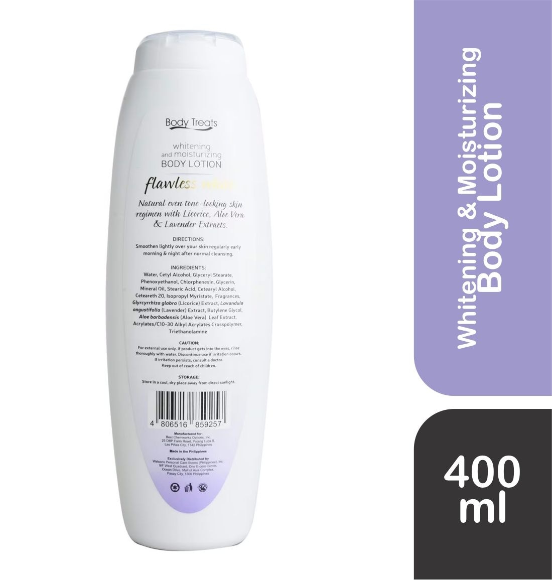 Whitening and Moisturizing Body Lotion Flawless White 400ml