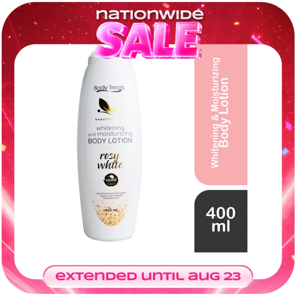Whitening and Moisturizing Body Lotion Rosy White 400ml image