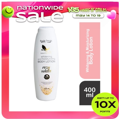 BODY TREATS - Whitening and Moisturizing Body Lotion Rosy White 400ml