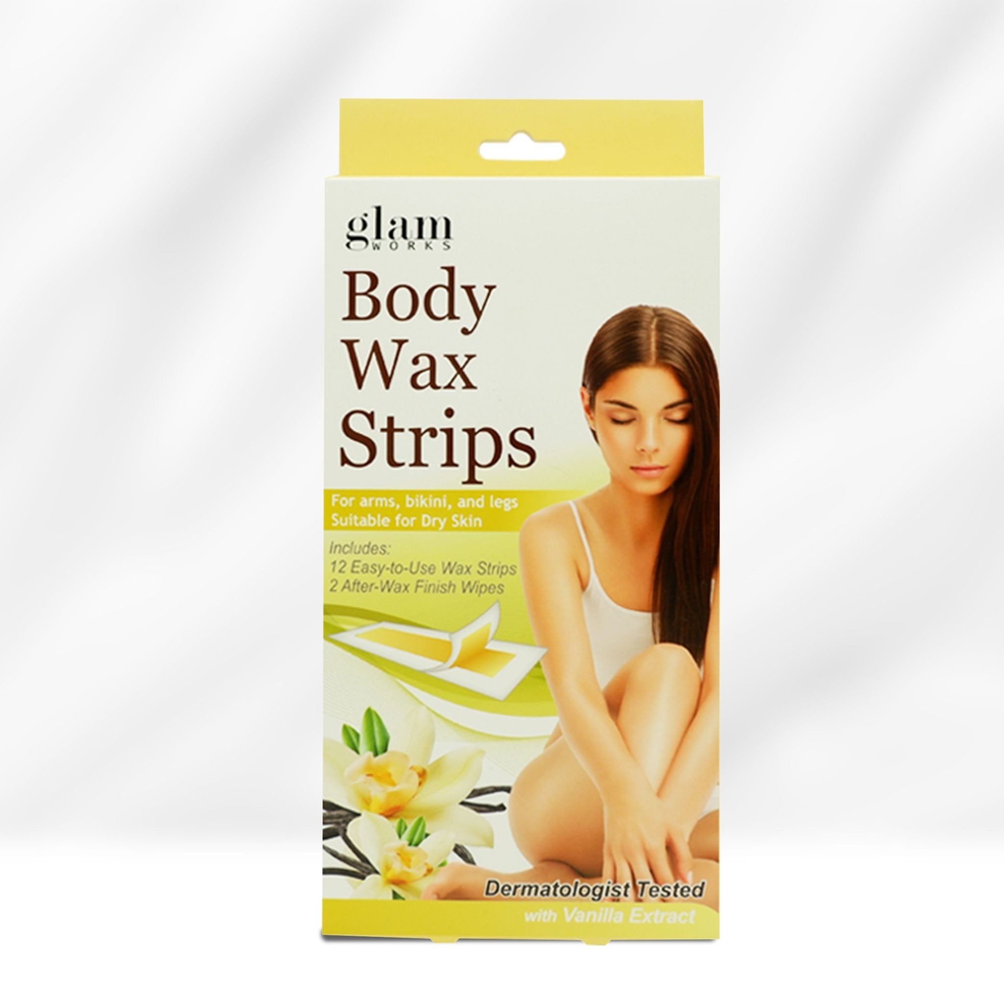 Body Wax Strips Vanilla 12s
