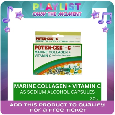 POTENCEE COLLAGEN - POTENCEE + C Marine Collagen + Vitamin C 30s