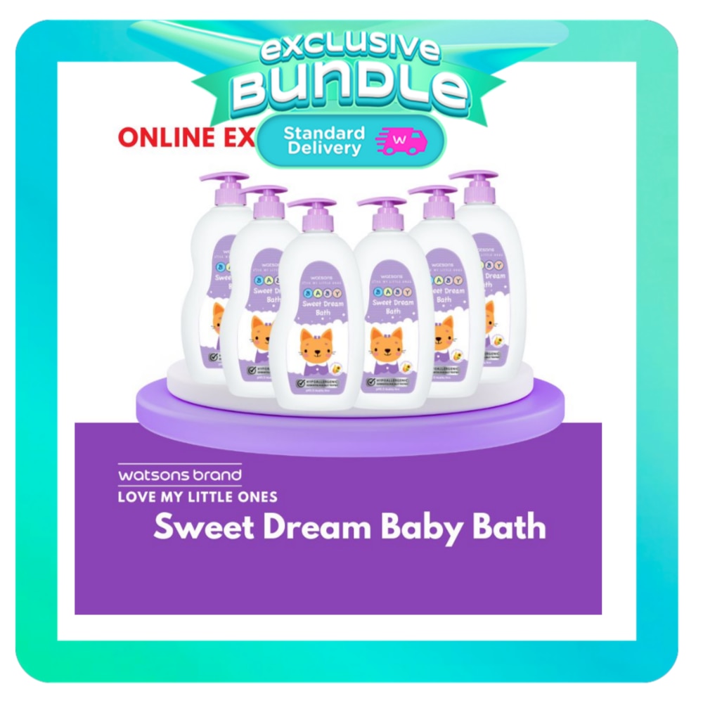 WATSONS Sweet Dream Baby Bath 6s 850ml