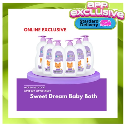 WATSONS WATSONS Sweet Dream Baby Bath 6s 850ml