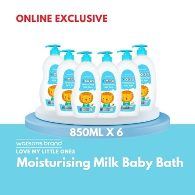WATSONS WATSONS Moisturizing Baby Milk Bath 6s 850ml