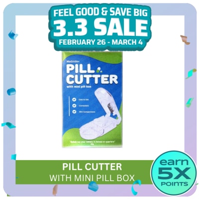 MEDAIDE MEDAIDE Pill Cutter With Mini Pillbox PILL