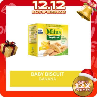 MILNA Baby Biscuit Banana 130g