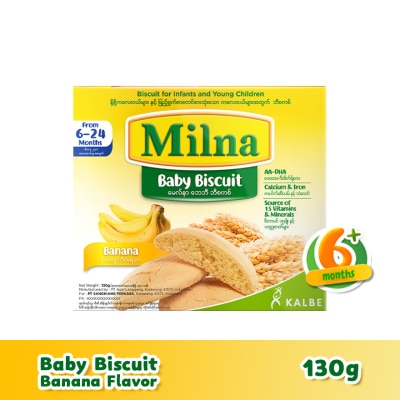 MILNA Baby Biscuit Banana 130g