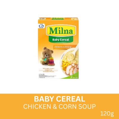 MILNA Baby Cereal Chicken Soup and Sweet Corn 120g