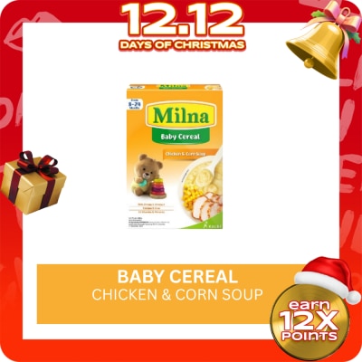 MILNA Baby Cereal Chicken Soup and Sweet Corn 120g