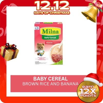 MILNA Baby Cereal Brown Rice and Banana 120g