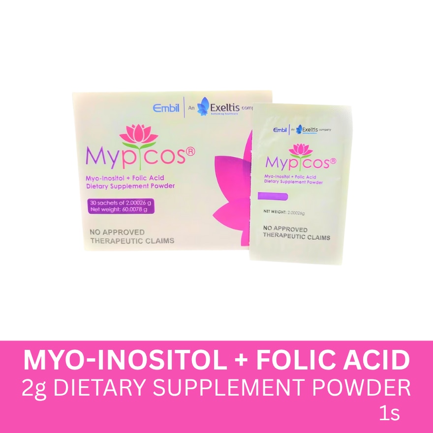 Myo-Inositol + Folic Acid Dietary Supplement Powder 2g (sold per piece)