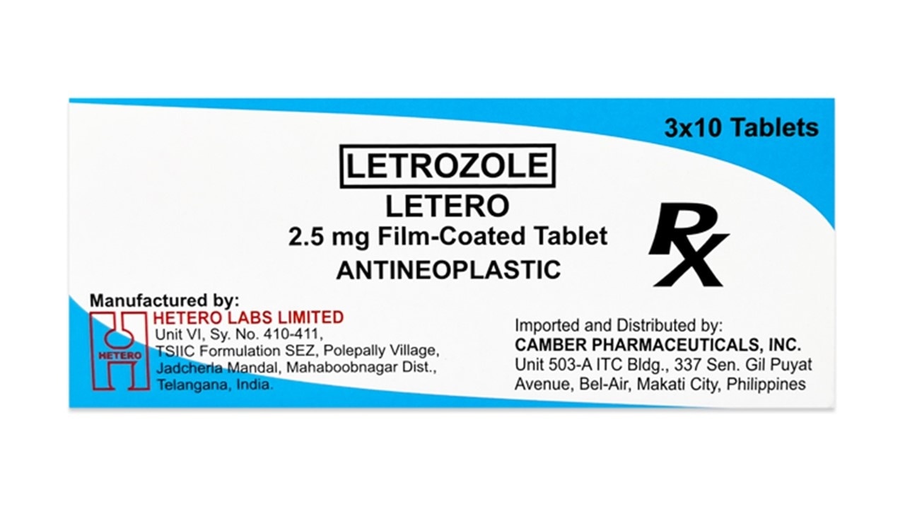 LETERO Film-Coated Tablet 5mg Sold Per Piece [PRESCRIPTION REQUIRED]