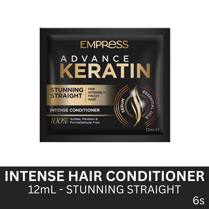 Advance Keratin Stunning Straight Black 12ML 6s