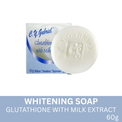 cy gabriel glutathione with milk C.Y. Gabriel Glutathione Soap with Milk Extract Bar Soap 135g New Lot of 2 main image 0