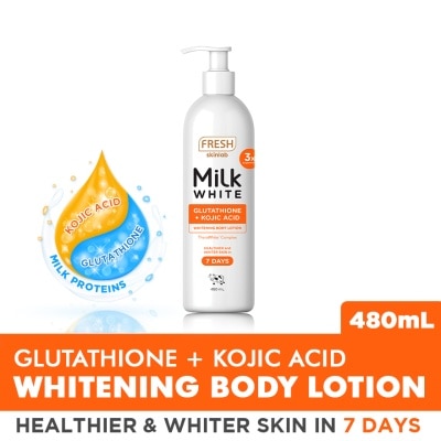 FRESH FRESH Skinlab Milk White Glutathione + Kojic Acid Whitening Body Lotion 480ml