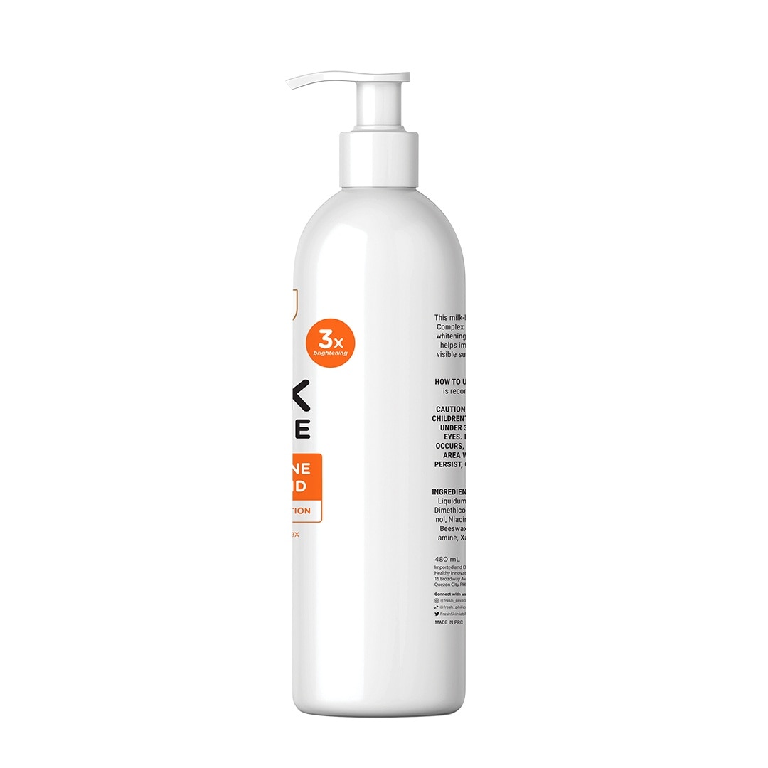 FRESH Skinlab Milk White Glutathione + Kojic Acid Whitening Body Lotion 480ml