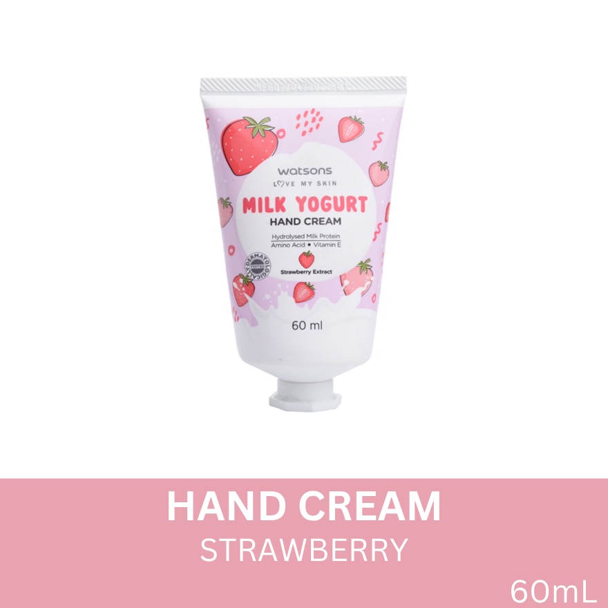 Love My Skin Milk Yoghurt Hand Cream Strawberry 60ml