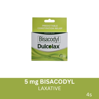 DULCOLAX Bisacodyl 4 Enteric- Coated Tablets