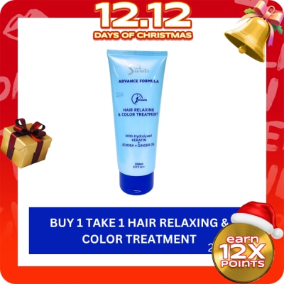 SILK SECRETS SILK SECRETS Hair Relaxing & Color Treatment with Hydrolyzed Keratin + Jojoba and Ginger Oil 200ml Buy 1 Take 1