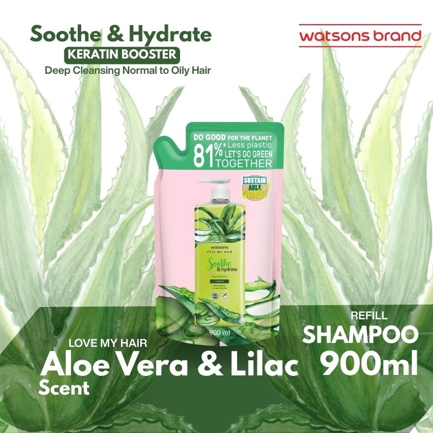 WATSONS Scented Shampoo Aloe Refill 1L image