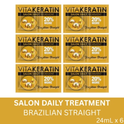 VITAKERATIN Treatment Brazilian Straight 24ml 6x