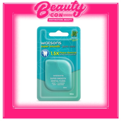 WATSONS Love My Smile Dental Floss with Refill 50m - Mint