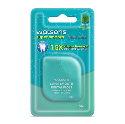 WATSONS Love My Smile Dental Floss with Refill 50m - Mint
